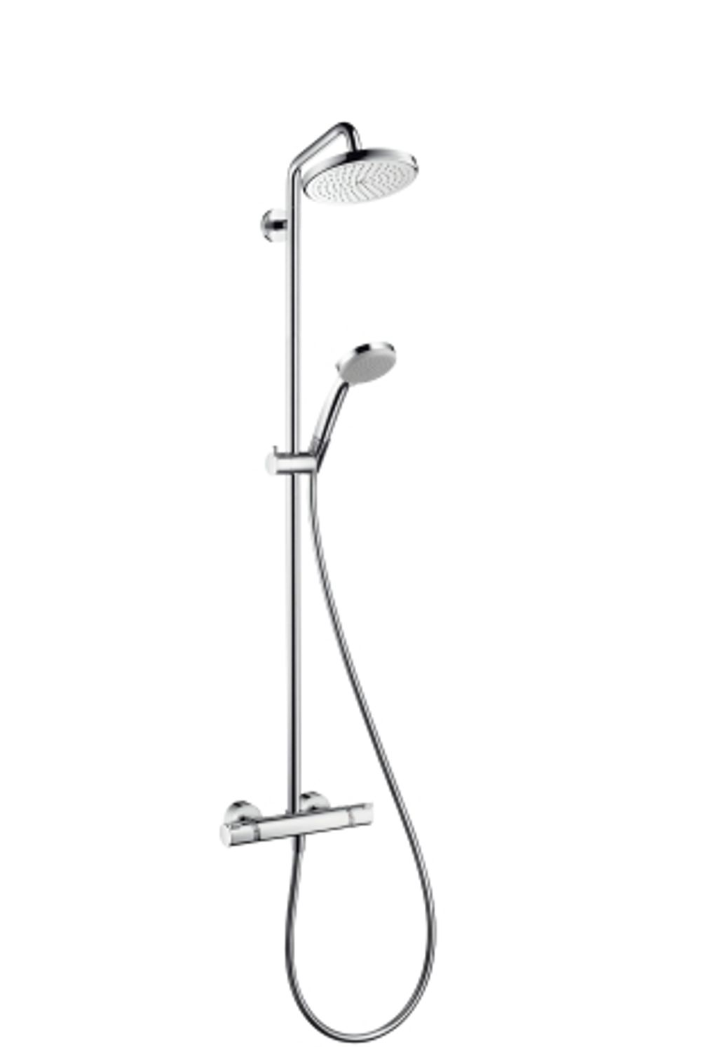 https://raleo.de:443/files/img/11eeea255091dc5092906bba4399b90c/size_l/Hansgrohe-HG-Showerpipe-Croma-220-EcoSmart-chrom-27188000 gallery number 1